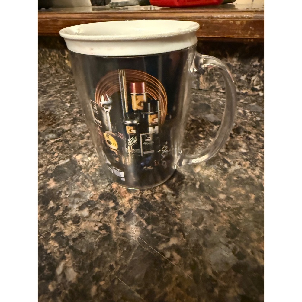Vintage Kar‎ Products Insulated Coffee Mug Tools Hardware Graphic Thermal Cup